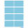 Herma Vielzwecketiketten permanent haftend 25 x 40 mm blau 40 Etik.
