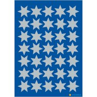 Herma Sticker DECOR Weihnachten Sterne silber Ø 16...