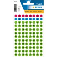 Herma Zahlenserien Papier selbstklebend 1 - 160 Ø...