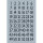 Herma Zahlen 1 - 100 13 x 12 mm Silberfolie 1 Bl