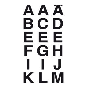 Selbstklebende Buchstaben zum Kennzeichnen, Beschriften und Markieren.