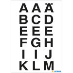Selbstklebende Buchstaben zum Kennzeichnen, Beschriften und Markieren.