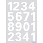 Herma Zahlen 0 - 9 25 mm Folie weiss wetterfest 2 Bl