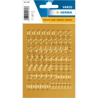 Herma Zahlen 0 - 9 12 mm Prismaticfolie gold 1 Bl