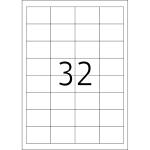 Herma Etiketten permanent 48,3 x 33,8 mm weiss PREMIUM 25 Bl 800 Etik.