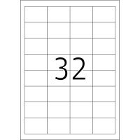 Herma Etiketten permanent haftend 48,3 x 33,8 mm weiss PREMIUM 25 Bl 800 Etik. LaserInkCopy