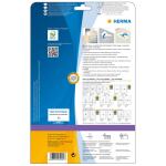 Herma Etiketten für Sichtreiter ablösbar 45,7 x 16,9 mm weiss 25 Bl 1600 Etik. LaserInkCopy