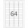 Herma Etiketten für Sichtreiter ablösbar 45,7 x 16,9 mm weiss 25 Bl 1600 Etik. LaserInkCopy