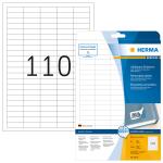 Herma Etiketten ablösbar 38,1 x 12,7 mm weiss 25 Bl...