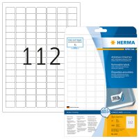Herma Etiketten ablösbar 25,4 x 16,9 mm weiss 25 Bl...
