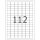 Herma Etiketten ablösbar 25,4 x 16,9 mm weiss 25 Bl 2800 Etik. LaserInkCopy