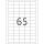 Herma Etiketten ablösbar 38,1 x 21,2 mm weiss 25 Bl 1625 Etik. LaserInkCopy