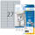 HERMA Typenschildetikett 63,5 x 29,6 mm (B x H) silber 675 Etik./Pack.