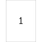 Herma Etiketten Typenschild stark haftend 210 x 297 mm wetterfest silber 25 Bl 25 Etik. LaserCopy