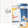 Herma Etiketten Korrektur Abdeckung 48,3 x 16,9 mm weiss 25 Bl 1600 Et