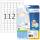 Herma Etiketten permanent 25,4 x 16,9 mm weiss PREMIUM 25 Bl 800 Etik.