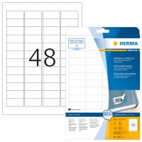 Herma Etiketten ablösbar 45,7 x 21,2 mm weiss 25 Bl...