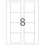 Herma Etiketten für Disketten 3,5" permanent haftend 70 x 67,7 mm weiss 25 Bl 200 Etik. LaserInkCopy