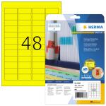 Herma Etiketten ablösbar 45,7 x 21,2 mm gelb 20 Bl...