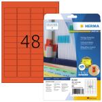 Herma Etiketten ablösbar 45,7 x 21,2 mm rot 20 Bl...