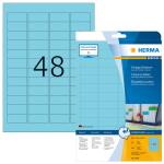 Herma Etiketten ablösbar 45,7 x 21,2 mm blau 20 Bl...