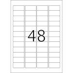 Herma Etiketten ablösbar 45,7 x 21,2 mm grün 20 Bl 960 Etik. LaserInkCopy
