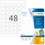 Herma Etiketten ablösbar Ø 30 mm weiss 25 Bl...
