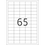 Herma Tiefkühletiketten permanent haftend 38,1 x 21,2 mm weiss 25 Bl 1625 Etik. LaserInkCopy