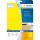 Herma Etiketten ablösbar 210 x 297 mm gelb 20 Bl 20 Etik. LaserInkCopy