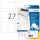 Herma Etiketten Adressen permanent 67 x 30 mm weiss 20 Bl 540 Etik.