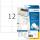 Herma Etiketten für Adressen permanent haftend 94 x 47 mm weiss 20 Bl 240 Etik. für Schreibmaschine