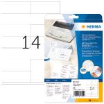 Herma Etiketten Adressen permanent 105 x 42 mm weiss 20 Bl 280 Etik.