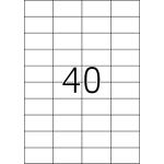 Herma Etiketten permanent haftend 52,5 x 29,7 mm weiss PREMIUM 100 Bl 4000 Etik. LaserInkCopy