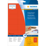 Herma Etiketten ablösbar 70 x 37 mm rot 20 Bl 480...
