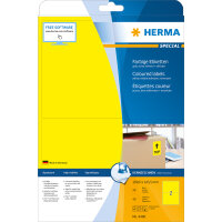 Herma Etiketten ablösbar 199,6 x 143,5 mm gelb 20 Bl...