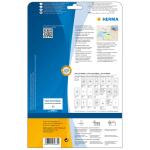 Herma Etiketten permanent haftend 97 x 42,3 mm Folie transparent matt wetterfest 25 Bl 300 Etik. LaserCopy