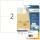Herma Etiketten permanent haftend 210 x 148 mm Folie transparent matt wetterfest 25 Bl 50 Etik. LaserCopy