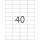 Herma Etiketten permanent haftend 52,5 x 29,7 mm Folie transparent matt wetterfest 25 Bl 1000 Etik. LaserCopy