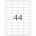 Herma Etiketten stark haftend 48,3 x 25,4 mm Folie weiss strapazierfähig 25 Bl 1100 Etik. LaserCopy