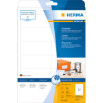 Inkjet-Etiketten A4, 97 x 42,3 mm, weiß, permanent haftend