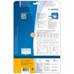 Inkjet-Etiketten A4, 210 x 297 mm, weiß, permanent haftend