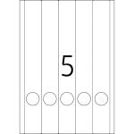 Herma Ordnerrückenschilder permanent haftend 297 x 38 mm weiss 25 Bl 125 Etik. Inkjet