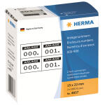 Herma Nummern 2-fach 0 - 999 15 x 22 mm selbstklebend...