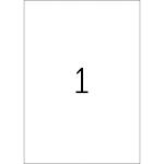 Herma Etiketten permanent haftend 210 x 297 mm weiss Hochglanz 25 Bl 25 Etik. LaserCopy