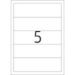 Herma Ordnerrückenschilder zum Einstecken 190 x 54 mm weiss Karton 25 Bl 125 Stück LaserInkCopy