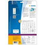 Herma CD-Einleger perforiert 121 x 242 mm 25 Stück weiss LaserInkCopy