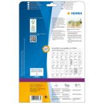 Herma CD-Einleger perforiert 151 x 118 mm 25 Stück weiss LaserInkCopy