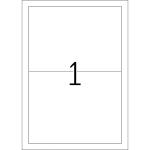 Herma DVD-Einleger perforiert 183 x 273 mm 25 Stück weiss LaserInkCopy
