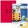 Herma Etiketten permanent haftend 63,5 x 29,6 mm neonrot 20 Bl 540 Etik. LaserCopy