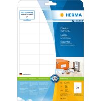 Herma Etiketten permanent haftend 66 x 33,8 mm weiss...